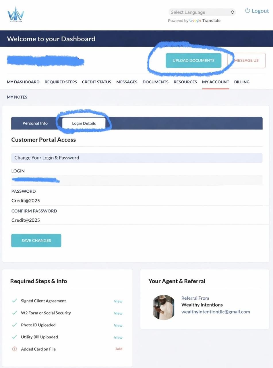 Portal Change Password
